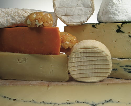 A Picture of The Cheese Society's Monthly Cheese Selection