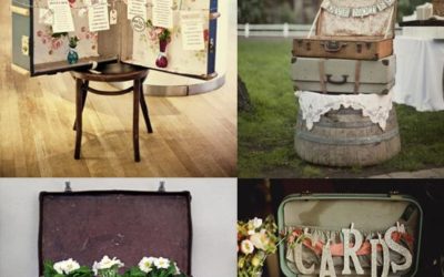 Vintage Suitcase Wedding Decorations