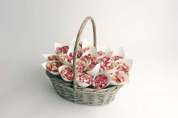 Bo-Peep Basket from Shropshire Petals Natural Petal Confetti