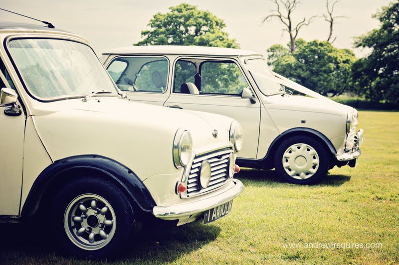 2 Mini wedding cars by Andrew J R Squires Photography