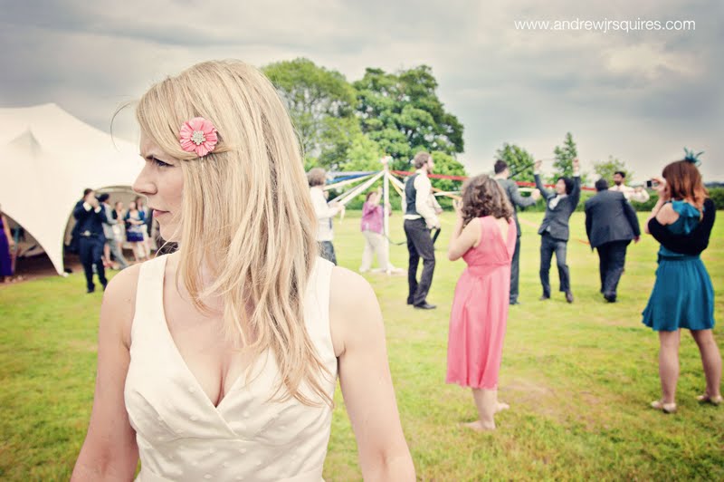 Picture of a bride at her wedding by Andrew J R Squires Photography
