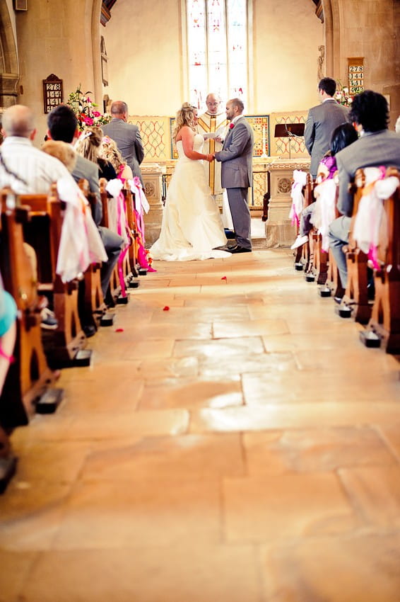 Bride and groom saying their vows - Martins Kikulis Photography