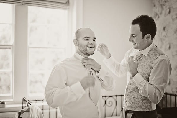 Groom getting ready for his wedding - Martins Kikulis Photography