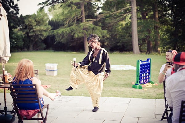 Wedding guest dressed as MC Hammer - Martins Kikulis Photography