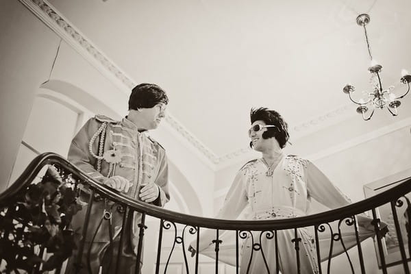 Wedding guest dressed as Elvis - Martins Kikulis Photography