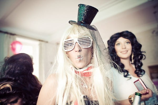 Wedding guest dressed as Lady GaGa - Martins Kikulis Photography