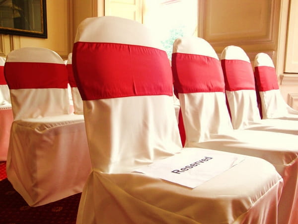 Wedding Chair Covers at Ashton Court Mansion