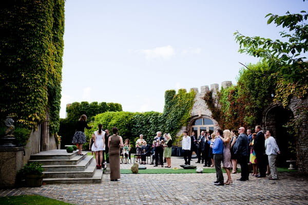 Wedding ceremony at Walton Castle in Clevedon - Sam Gibson Wedding Photography