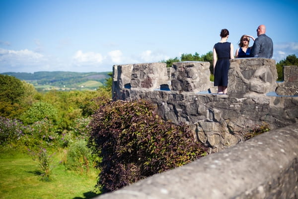 View from top of Walton Castle in Clevedon - Sam Gibson Wedding Photography