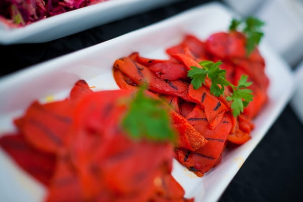 Char-grilled peppers - Sam Gibson Wedding Photography