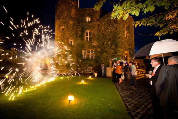 Fireworks at Walton Castle in Clevedon - Sam Gibson Wedding Photography