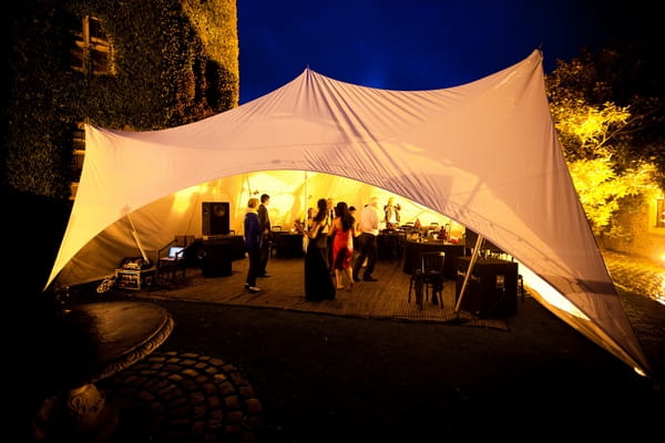 Marquee at Walton Castle in Clevedon