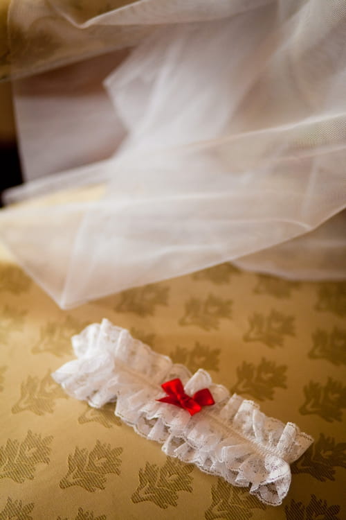 Wedding garter - Sam Gibson Wedding Photography