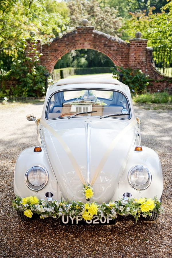 White VW Beetle - Good Day Sunshine Bridal Shoot