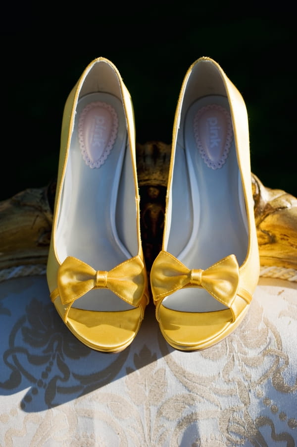 Yellow bridal shoes - Good Day Sunshine Bridal Shoot