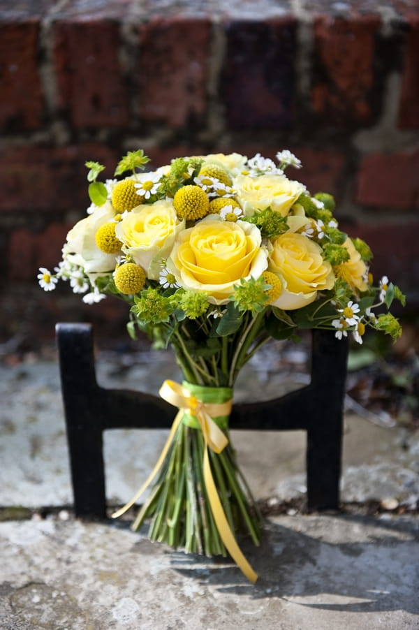 Yellow bridal bouquet - Good Day Sunshine Bridal Shoot