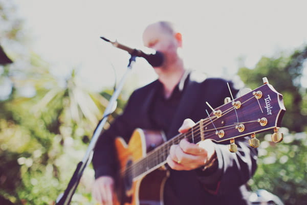 Acoustic guitar player