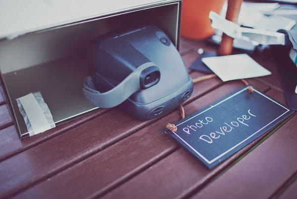 Polaroid wedding