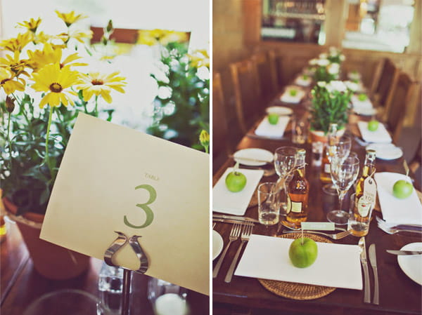 Wedding table display