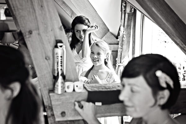 Bridesmaid crying after seeing bride - Picture by Andrew J R Squires Photography