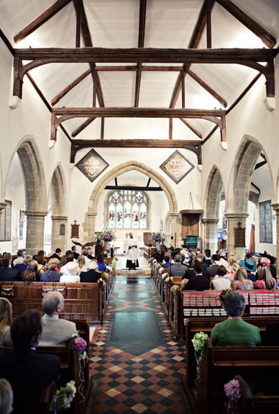 Inside of church before wedding ceremony - Picture by Andrew J R Squires Photography