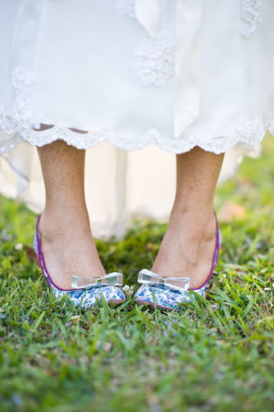 Bride's shoes - Picture by Andrea Sproxton Photography