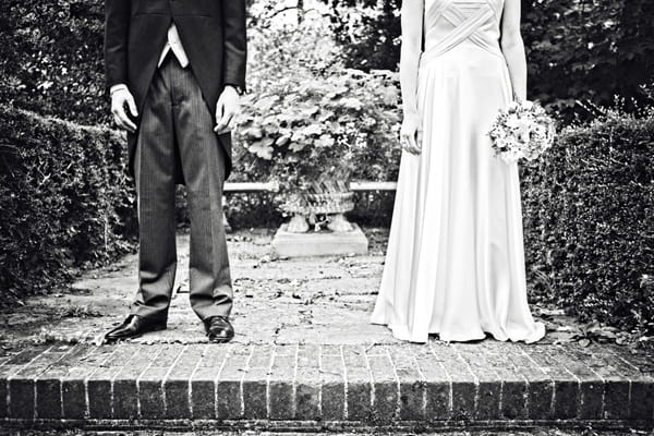 Bride and groom's legs - Picture by Andrew J R Squires Photography