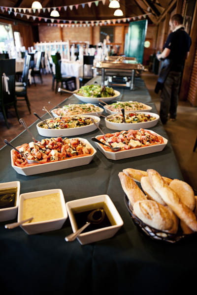 Wedding reception food - Picture by Andrew J R Squires Photography