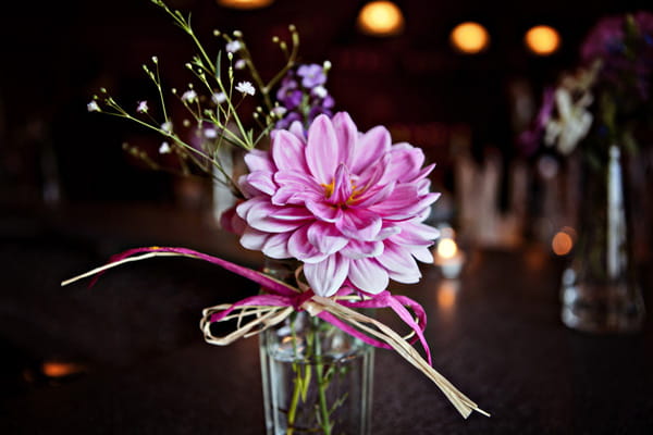 Pink wedding flower - Picture by Andrew J R Squires Photography