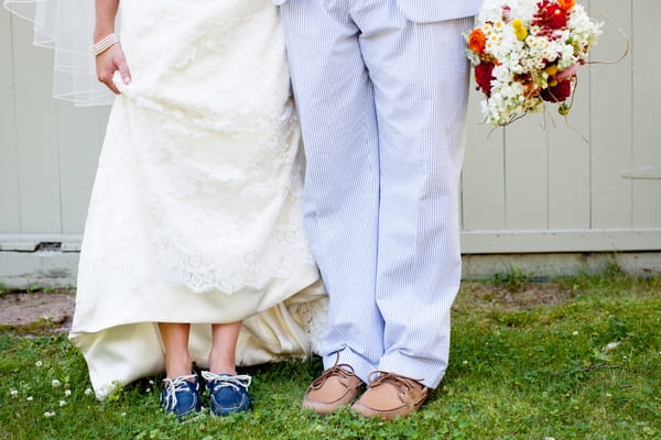 Bride and groom's legs - Picture by Laura Ivanova Photography