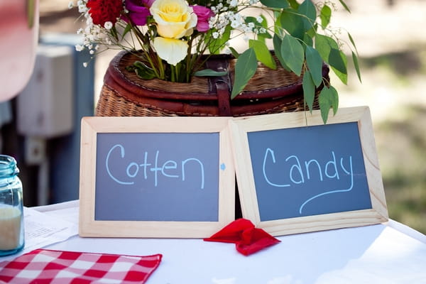 Cotton candy written on chalkboards - Picture by Laura Ivanova Photography