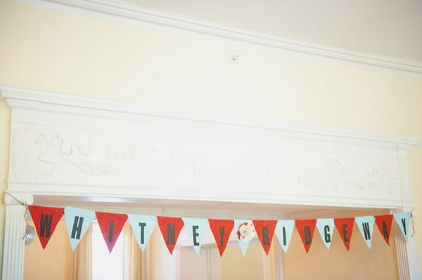 'Whitney Ridgeway' bunting - Picture by Rojo Foto Design