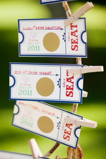 Wedding seating ticket - Picture by Laura Ivanova Photography