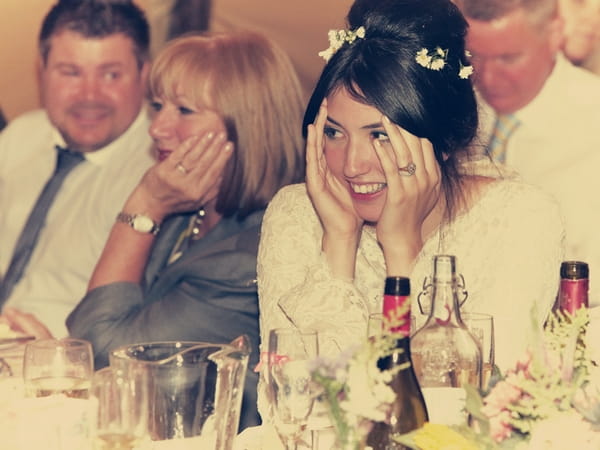 Bride with head in her hands - Picture by Ian Shoots Weddings