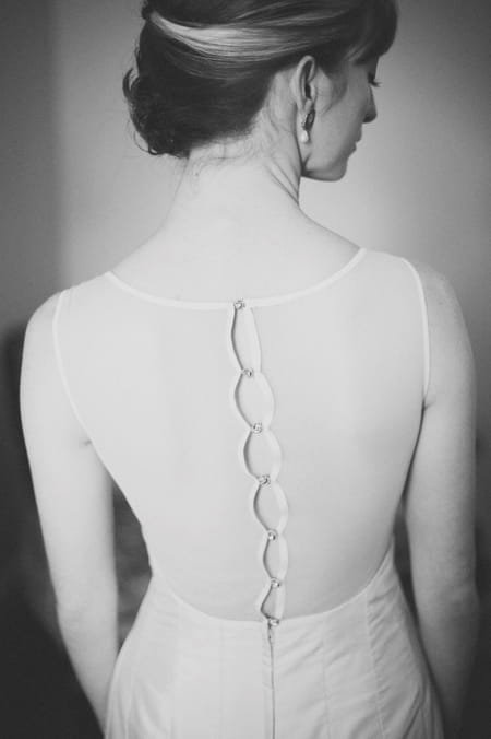 Back of wedding dress - Picture by Rojo Foto Design