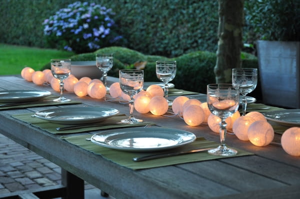 Lamp Strings on Table