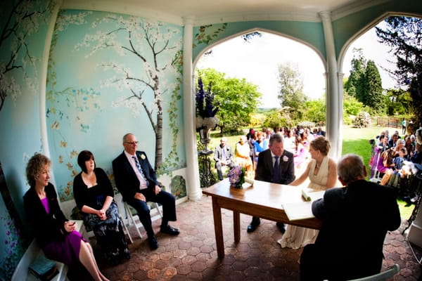 Outdoor Wedding Ceremony at Wasing Park