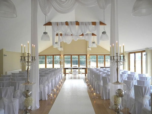 The Ceremony Barn Garden Room at Wasing Park