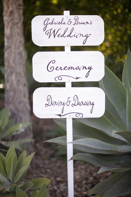 Wedding sign - Picture by Allyson Magda Photography