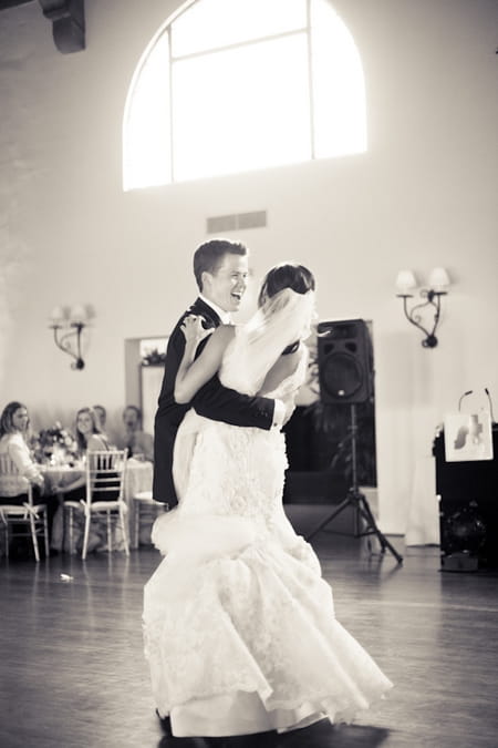 Bride and groom first wedding dance - Picture by Allyson Magda Photography