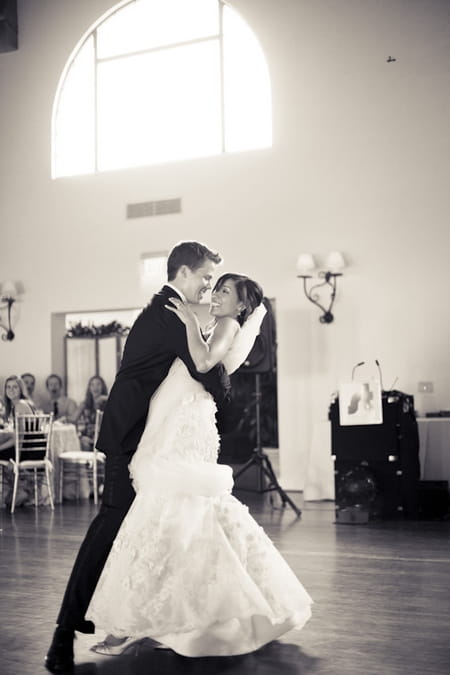 Bride and groom first wedding dance - Picture by Allyson Magda Photography