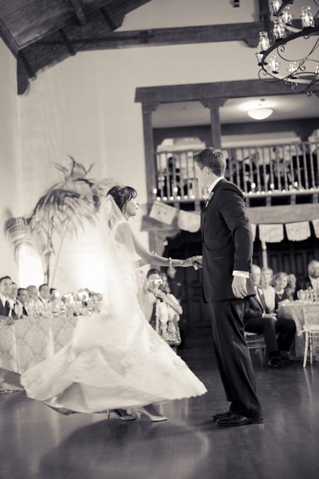 Bride and groom first wedding dance - Picture by Allyson Magda Photography