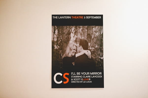 Theatre programme wedding stationery - Picture by McKinley-Rodgers Photography