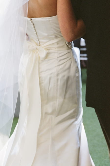 Bride being led into wedding ceremony - Picture by Yvette Roman Photography