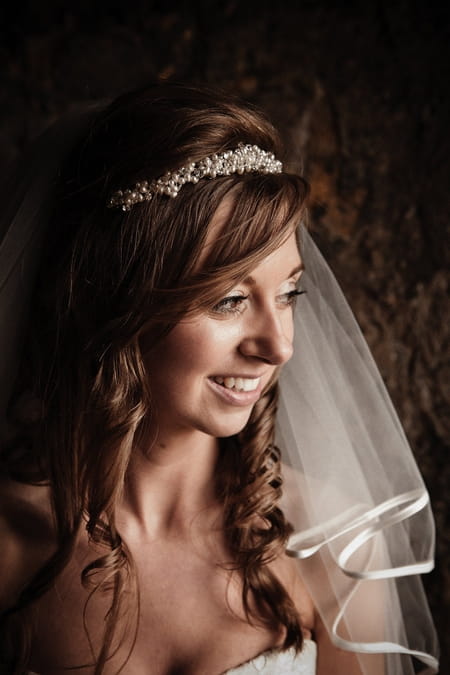 Bride smiling - Picture by Archibald Photography