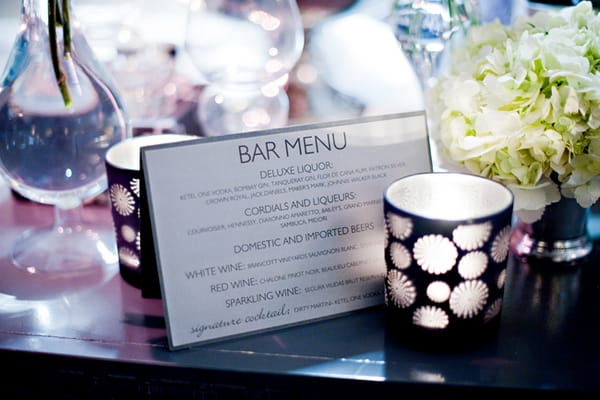 The London Hotel in California bar menu - Picture by Yvette Roman Photography