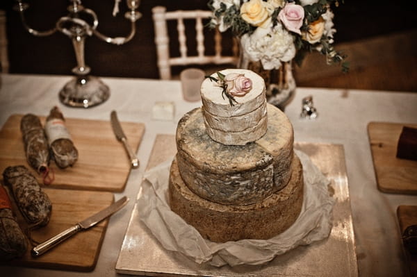 Wedding cheese stack - Picture by Archibald Photography