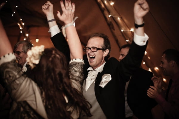 Wedding guests dancing - Picture by Archibald Photography