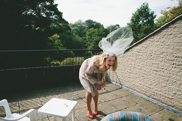 Bride laughing - Picture by McKinley-Rodgers Photography