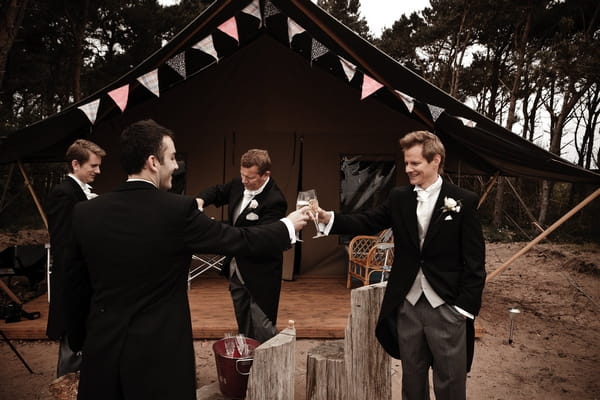 Groomsmen preparing for wedding - Picture by Archibald Photography